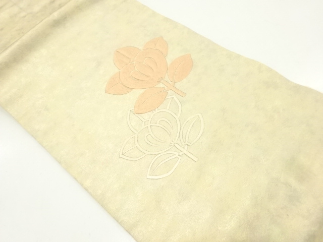 リサイクル　橘模様刺繍名古屋帯